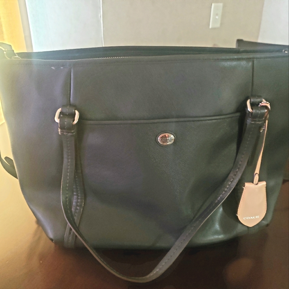 Authentic Black coach tote